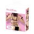Bad Kitty - komplet bodija sa nitnama i lisice (crno) - L/XL