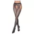 Cottelli Legwear - otvorene, sjajne, crne čarape (S-L)