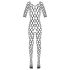 Cottelli - mrežasti catsuit (crni) - S-L