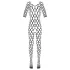 Cottelli - mrežasti catsuit (crni) - S-L