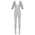 Cottelli - mrežasti catsuit (crni) - S-L