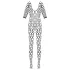Cottelli - mrežasti catsuit (crni) - S-L