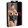 Cottelli Plus Size - satenski korset (crni)
