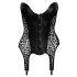 Noir - Crni top sa leopard printom i halterima (crna boja) - M