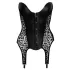 Noir - Crni top sa leopard printom i halterima (crna boja) - M