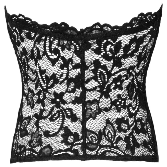 Noir - čipkani korset (crni) - M