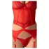 Obsessive Cupide Desir - providni čipkani set (crveni)