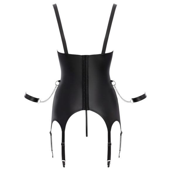 Cottelli - set bondage sa podupiranjem grudi (crno)