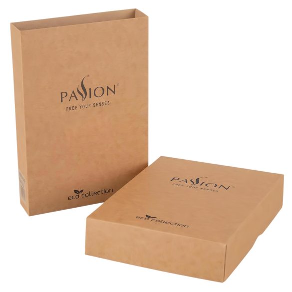 Passion Eco Zinnia - čipkasti bodi (crna) - L/XL