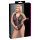 Cottelli Curves Plus Size - providni body s uzorkom (crni)