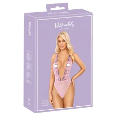 Kissable - ružičasti vez na bodiju (ružičasti) - L/XL