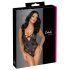 Cottelli Party - cvetni bodi (crna) - XL