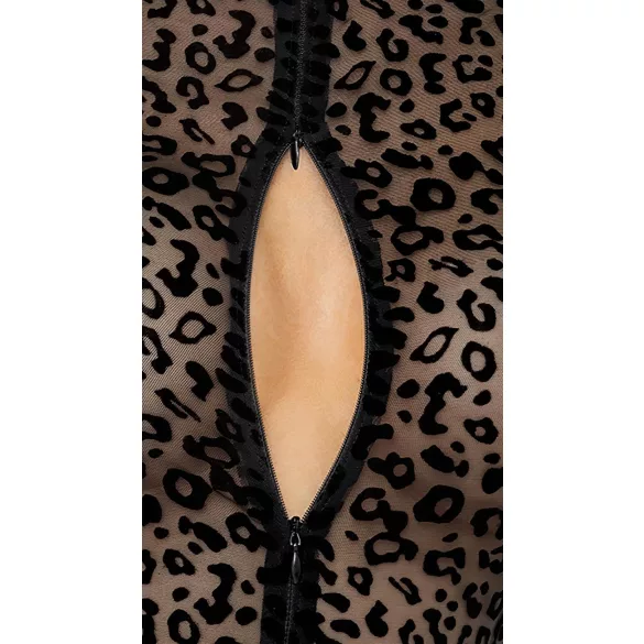 Noir - dugotrajni bodi s leopard printom (crna) - M
