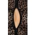 Noir - leopard deseni, dugih rukava body (crna) - M