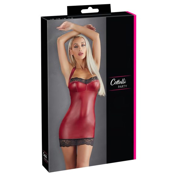 Cottelli - sjajna mini haljina (crvena)