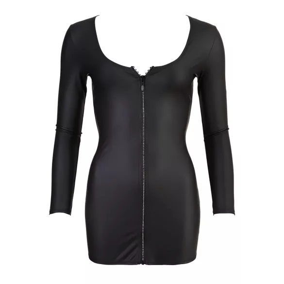 Cottelli - crna haljina sa štras zipom za zabavu - M