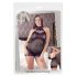 Mandy Mystery - halter mrežasta haljina i tanga (crna)