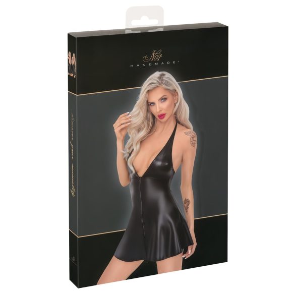 Noir - mini haljina sa printom zmijske kože (crna) - M