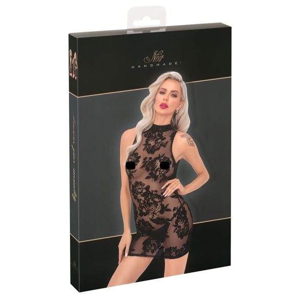 Noir - ružičasta mini haljina bez rukava (crna)