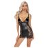Noir - mini haljina s prozirnim stranicama (crna) - M