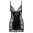 Noir - mini haljina s prozirnim stranicama (crna) - M