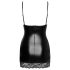 Noir - mini haljina s prozirnim stranicama (crna) - M