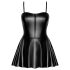Noir Libido - mat crna mini haljina