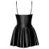 Noir Libido - mat crna mini haljina