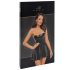 Noir Libido - mat crna mini haljina - L
