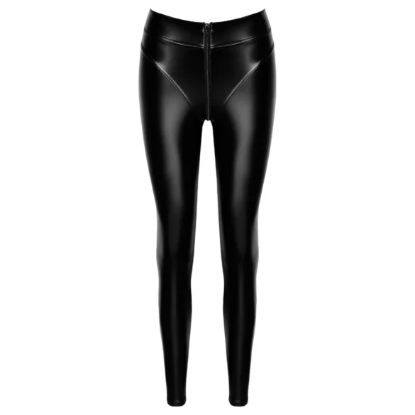 Noir - sjajne duge pantalone (crne) - M