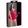 Cottelli Plus Size - čipkasta lepršava babydoll haljina (crvena)