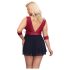 Cottelli Bondage Plus Size - crveni babydol