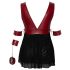 Cottelli Bondage Plus Size - crveni babydol