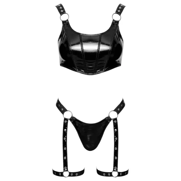 Black Level - Lakirani Set Odeće (Crna)