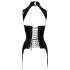 Black Level - otkrivena top haljina s halterima (crna) - M