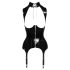 Black Level - otkrivena top haljina s halterima (crna) - XL