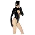 Crna Velvet - Batwoman telo crno telo s dugim rukavima