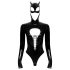 Crna Velvet - Batwoman telo crno telo s dugim rukavima - M