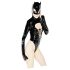 Crna Velvet - Batwoman telo crno telo s dugim rukavima - M
