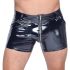 Black Level - Muške lak pantalone sa bočnim džepovima (crne) - 2XL