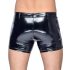 Black Level - Muške lak pantalone sa bočnim džepovima (crne) - 2XL