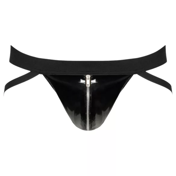 Black Level – muški jockstrap sa rajsferšlusom (crni) - M