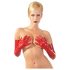 LATEX - duge uniseks rukavice (crvene) - L