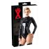 LATEX - ženski bodi sa dugim rukavima (crna) - L