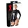 LATEX - ženski bodi sa dugim rukavima (crna) - 2XL