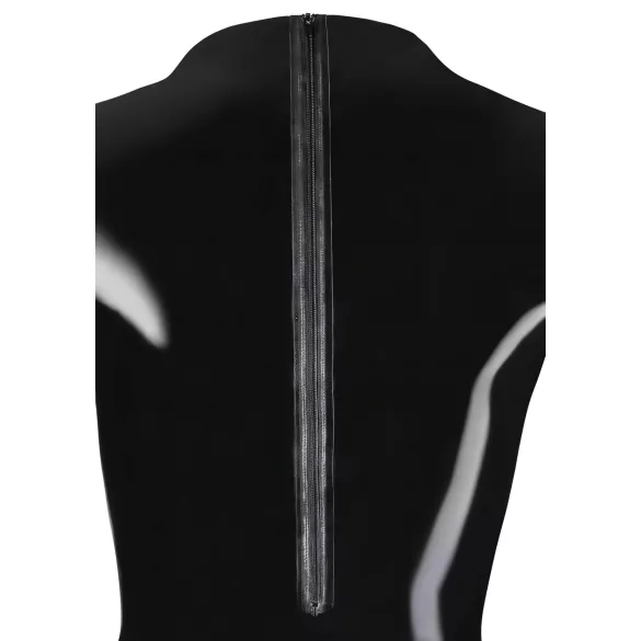 LATEX - ženski bodi sa dugim rukavima (crna) - 2XL