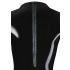 LATEX - ženski bodi sa dugim rukavima (crna) - 2XL
