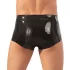 LATEX - bokserice + navlaka za penis (crna) - L/XL