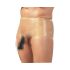 LATEX - bokserice + penis navlaka (prirodna) - L/XL