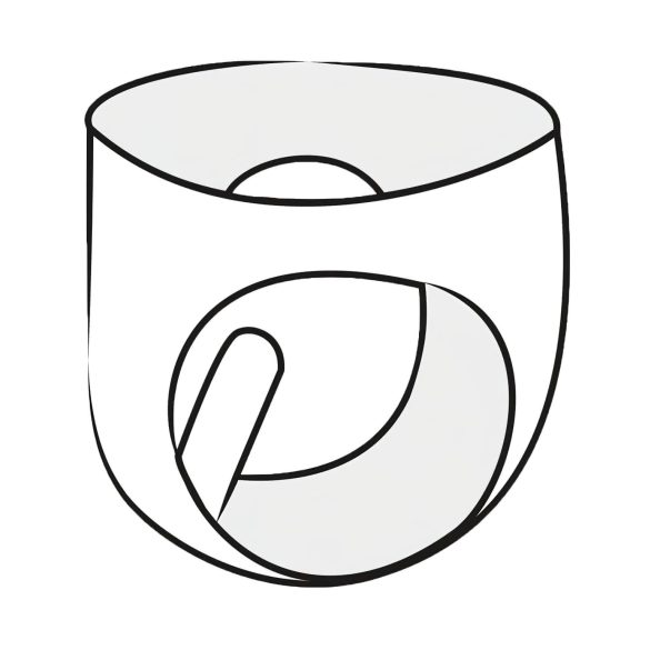 ЛАТЕКС - женске гаћице са унутрашњим футролом (црне) - XL